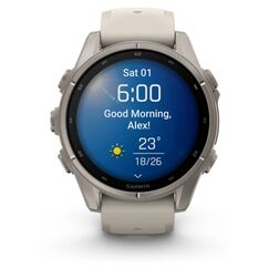 Garmin fēnix 9 3,3 cm (1.3") AMOLED 43 mm Digital 416 x 416 Pixel Touchscreen Grau WLAN GPS