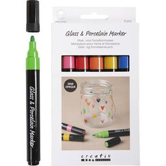 Creativ Company 348510 Leuchtmarker Pink, Rot, Orange, Gelb, Grün, Blau 6 Stück(e)