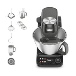 Kenwood KHC40.050BK Küchenmaschine 1000 W 4,3 l Schwarz Integrierte Waagen