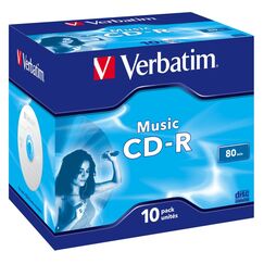 Verbatim Music CD-R 700 MB 16x 10 Stück(e)