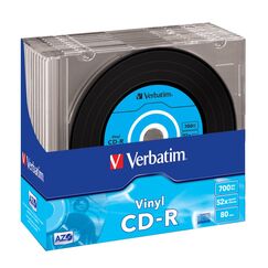 Verbatim CD-R AZO Data Vinyl 700 MB 52x 10 Stück(e)