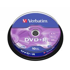 Verbatim DVD+R Matt Silver 4,7 GB 10 Stück(e)