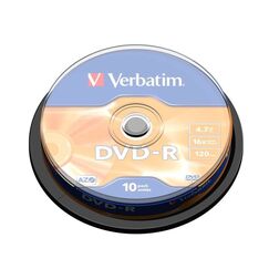 Verbatim DVD-R Matt Silver 4,7 GB 10 Stück(e)