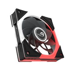 ASUS ROG Eurux GR120 ARGB Reverse Fan - Single Pack Computergehäuse Ventilator 12 cm Schwarz, Weiß 1 Stück(e), Farbe: Schwarz, Weiß