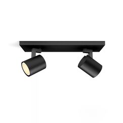 Philips Hue White ambience Runner Doppelspot, Farbe: Schwarz