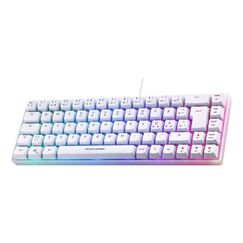 Deltaco Gaming GAM-158-W Tastatur USB QWERTY Nordisch Weiß