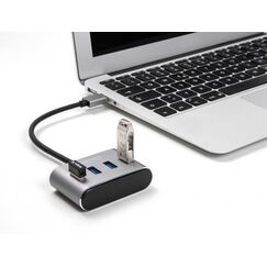 DeLOCK 4 Port USB 5 Gbps Hub mit USB Typ-A Anschluss – USB Typ-A Buchsen oben