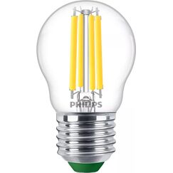 Philips Filament-Lampe Tropfenform, klar, 40 W P45 E27