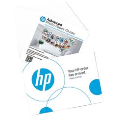 HP Advanced Fotopapier glänzend, 29,5 kg, 12,7 x 12,7 cm (127 x 127 mm), 20 Blatt