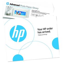 HP Advanced Fotopapier glänzend, 29,5 kg, 10,1 x 30,5 cm (101 x 305 mm) 10 Blatt