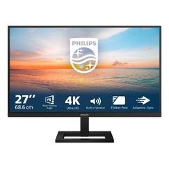 Philips 1000 series 27E1N1800AE/00 Computerbildschirm 68,6 cm (27") 3840 x 2160 Pixel 4K Ultra HD LED Schwarz