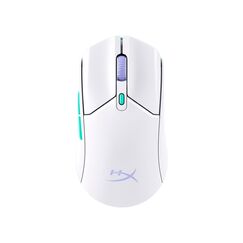 HyperX Pulsefire Haste 2 Core WLS – Gaming-Maus (Weiß/Grün/Violett)