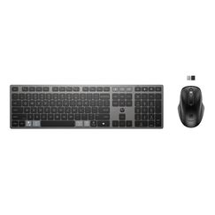 HP 725 Kombo mit wiederaufladbarer kabelloser Tastatur und Maus für mehrere Geräte