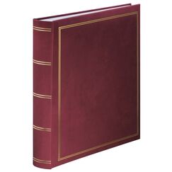 Hama London Fotoalbum Rot 80 Blätter 10 x 15 Hardcover-Bindung