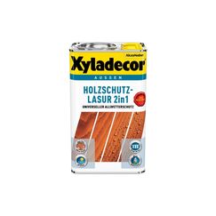 Xyladecor Holzschutz-Lasur 2 in 1 Nussbaum 2,5 l