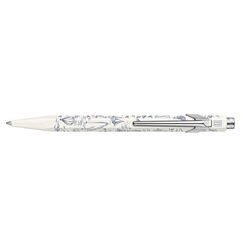 Caran d-Ache Toile de Jouy Schwarz Clip-on-Einziehkugelschreiber Medium 1 Stück(e)
