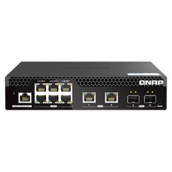 QNAP QSW-M2106R-2S2T Netzwerk-Switch Managed L2 10G Ethernet (100/1000/10000) 1U Schwarz