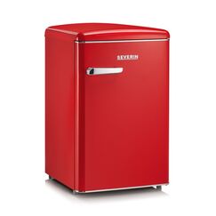 Severin RKS 8830 Retro Kühlschrank mit Gefrierfach Freistehend 108 l Rot