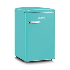 Severin RKS 8834 Retro Kühlschrank mit Gefrierfach Freistehend 108 l Türkis