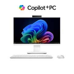 ASUS ExpertCenter P600 AiO PM640KA-WPC025W Copilot+ PC AMD Ryzen AI 5 330 60,5 cm (23.8") 1920 x 1080 Pixel All-in-One-PC 16 GB DDR5-SDRAM 512 GB SSD Windows 11 Home Wi-Fi 6 (802.11ax) Weiß