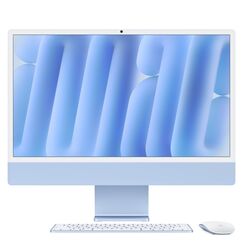 Apple iMac Apple M M6 59,7 cm (23.5") 4480 x 2520 Pixel All-in-One-PC 24 GB 512 GB SSD macOS Golden Gate Wi-Fi 7 (802.11be) Blau