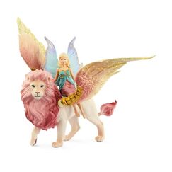 schleich BAYALA Elfe auf geflügeltem Löwe