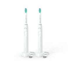 Philips 3000 series 3100 series HX3675/13 2x Elektrische Schallzahnbürsten - Weiß
