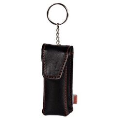 Hama USB Stick Case "Fashion", black USB-Stick-Hülle Kunstleder Schwarz, Rot