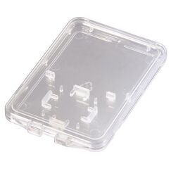 Hama SD and microSD Slim Box Speicherkarte-Gehäuse 2 Karten Kunststoff Transparent