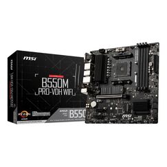 MSI B550M PRO-VDH WIFI Motherboard AMD B550 Sockel AM4 micro ATX