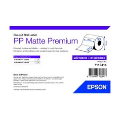 Epson 7113414 Druckeretikett Weiß Selbstklebendes Druckeretikett