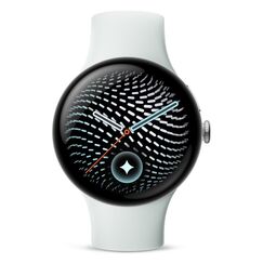 Google Pixel Watch 5 AMOLED 45 mm Digital Touchscreen Silber WLAN GPS