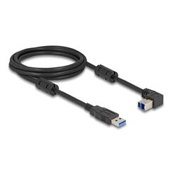 DeLOCK USB 5 Gbps Kabel Typ-A Stecker zu Typ-B Stecker 90° oben gewinkelt 2 m