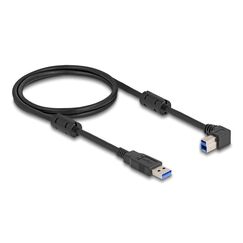 DeLOCK USB 5 Gbps Kabel Typ-A Stecker zu Typ-B Stecker 90° rechts gewinkelt 1 m