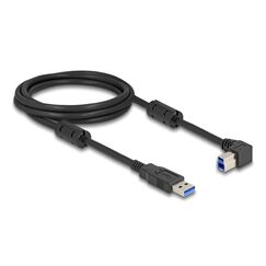 DeLOCK USB 5 Gbps Kabel Typ-A Stecker zu Typ-B Stecker 90° rechts gewinkelt 2 m