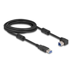 DeLOCK USB 5 Gbps Kabel Typ-A Stecker zu Typ-B Stecker 90° unten gewinkelt 3 m