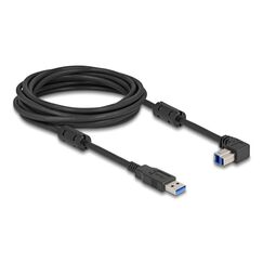 DeLOCK USB 5 Gbps Kabel Typ-A Stecker zu Typ-B Stecker 90° unten gewinkelt 5 m