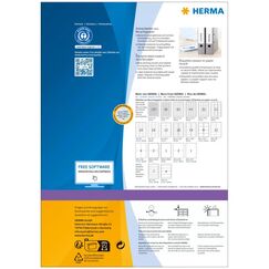 HERMA 10740 Druckeretikett Weiß Selbstklebendes Druckeretikett