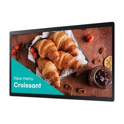 Samsung QB24C Digital Signage Flachbildschirm 61 cm (24") LED WLAN 250 cd/m² Full HD Schwarz Eingebauter Prozessor Tizen 16/7