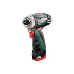 Metabo POWERMAXX BS BASIC 1400 RPM Ohne Schlüssel 800 g Schwarz, Rot