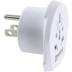 Skross 1.500221-E Netzstecker-Adapter Typ A Universal Weiß