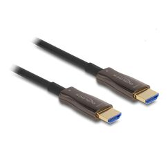 DeLOCK Aktives Optisches HDMI Kabel mit Metallarmierung 8K 60 Hz 50 m, Länge: 50 m