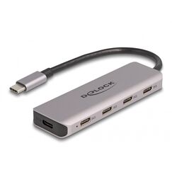 DeLOCK USB 5 Gbps 4 Port USB Type-C Hub mit USB Type-C Anschluss