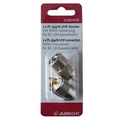 Albrecht 50120 Koaxialstecker 2 Stück(e)