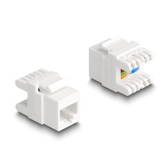 DeLOCK Keystone Modul RJ45 Buchse zu LSA Cat.6A werkzeugfrei mini