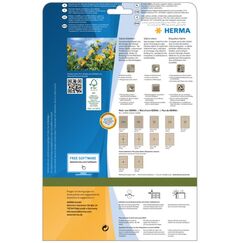 HERMA 10752 selbstklebendes Etikett Rechteck Permanent Braun 640 Stück(e)