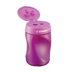 STABILO EASYsharpener Manueller Bleistiftspitzer Pink, Farbe: Pink