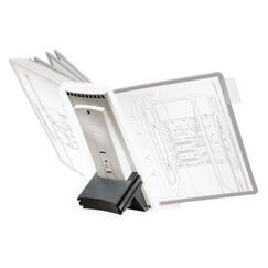Durable 562457 Dokumentenanzeige-Karussell Wand Porträt A4