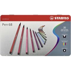 STABILO Pen 68 Filzstift Mehrfarbig 30 Stück(e)