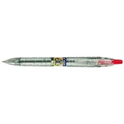 Pilot B2P Ecoball BeGreen Rot Clip-on-Einziehkugelschreiber Extrafein